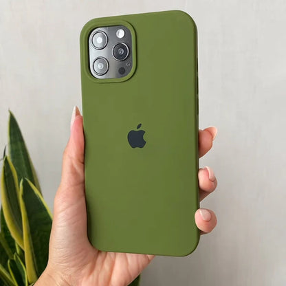 iPhone Silicone Case (Olive Green)