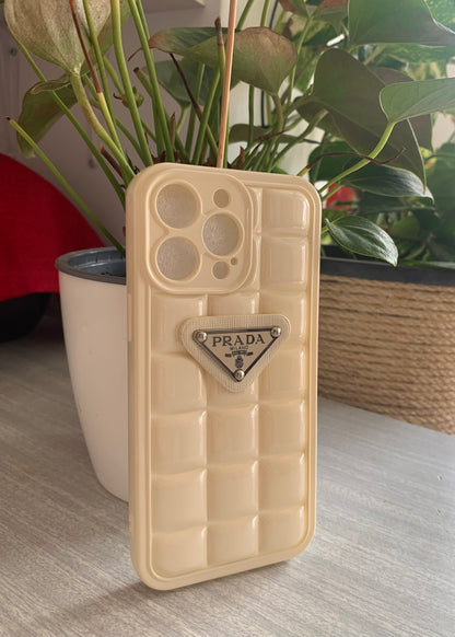 Prada Puffer Case (Cream White)