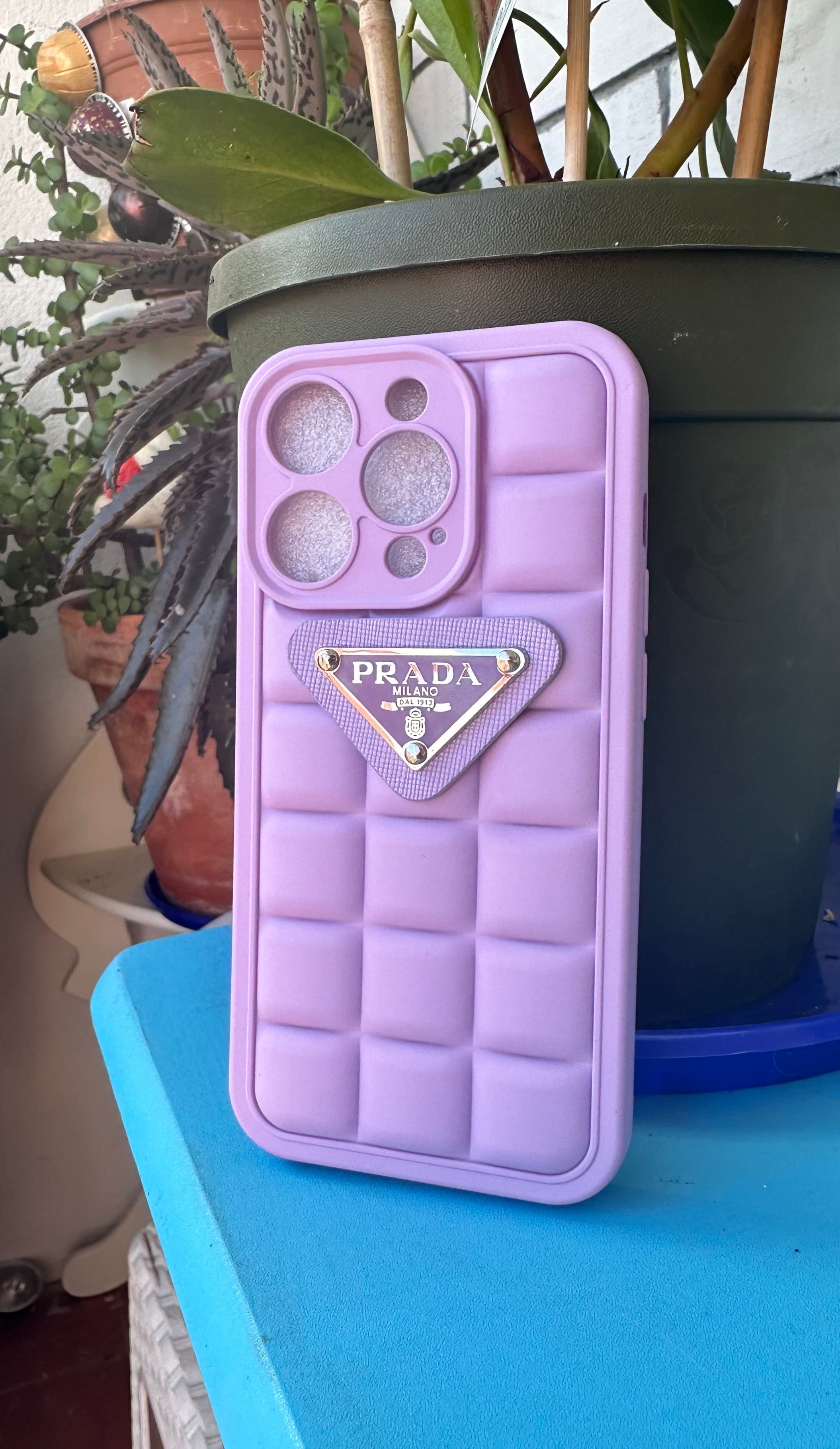 Prada Puffer Case (Light Purple)