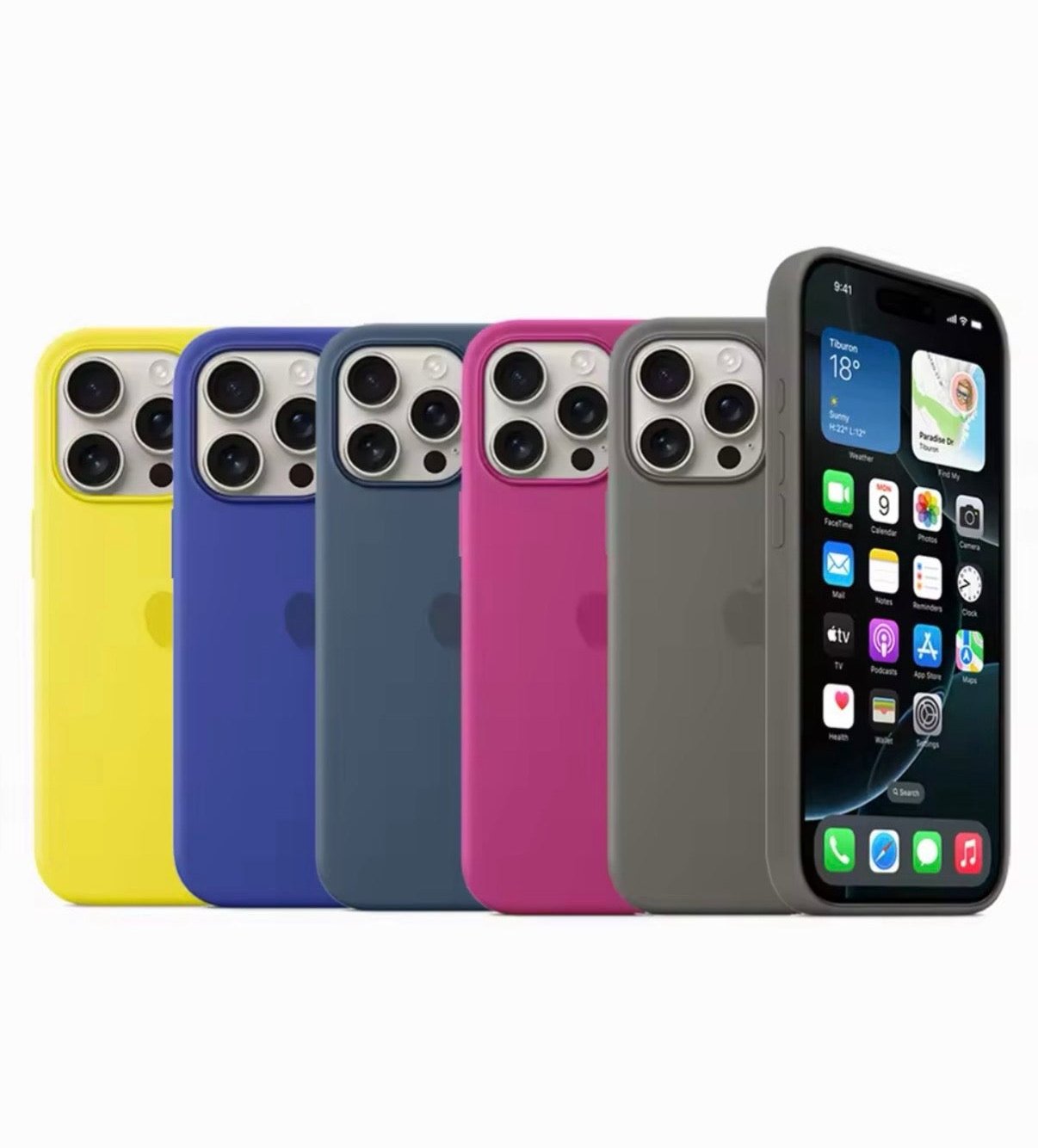 iPhone 16 Series Silicone Case with MagSafe