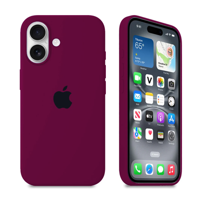 iPhone Silicone Case (Burgundy)