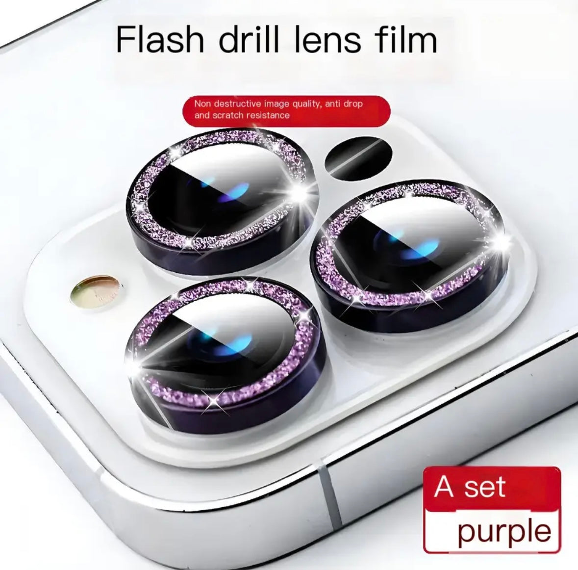 Camera Lens Gem - Purple