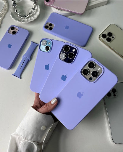 iPhone Silicone Case (Light Purple)