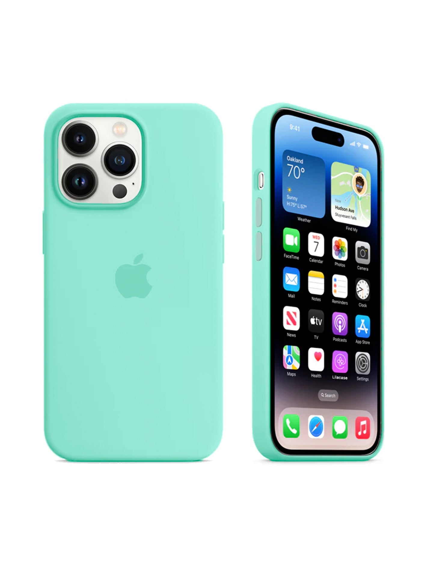 iPhone Silicone Case (Light Lime Green)