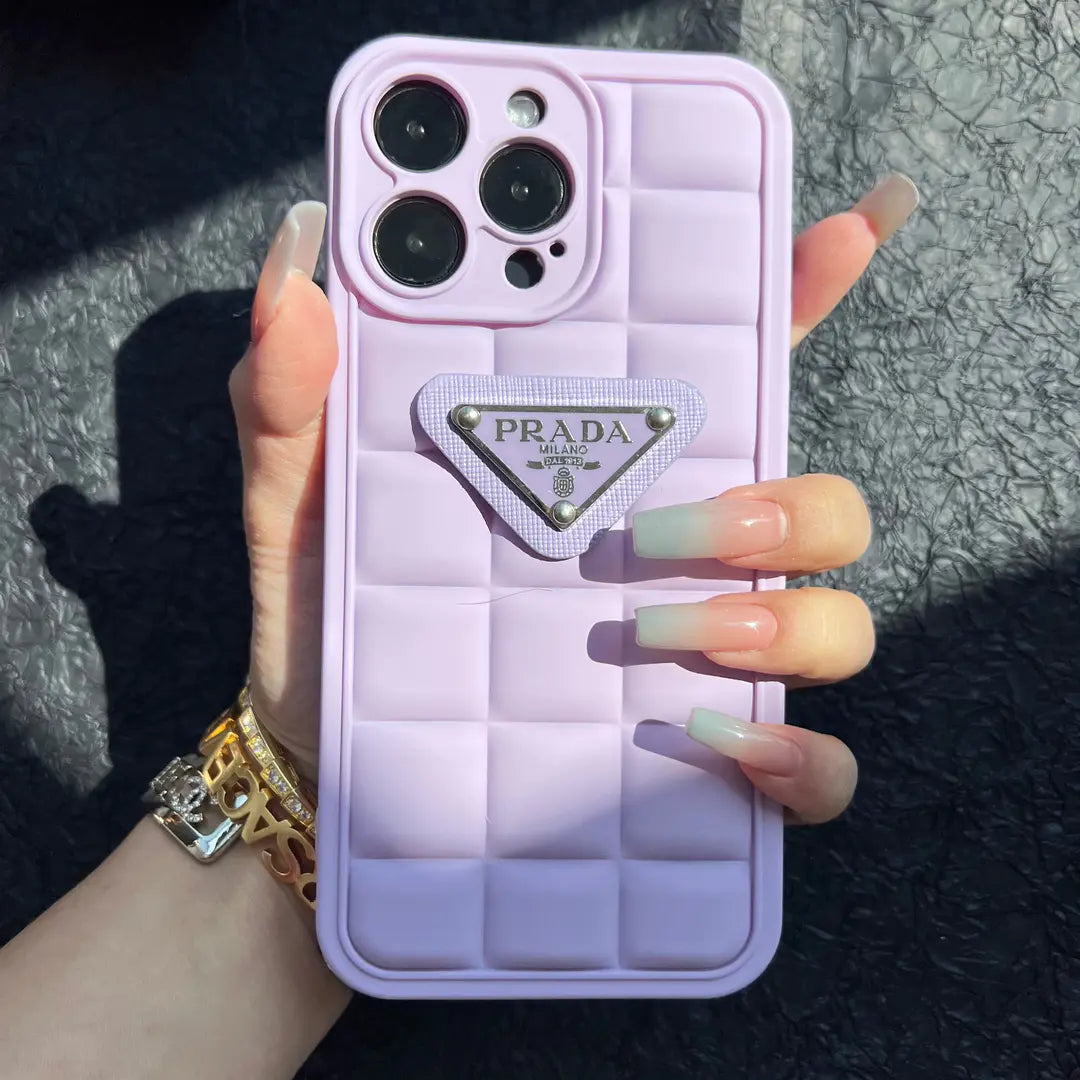 Prada Puffer Case (Light Purple)