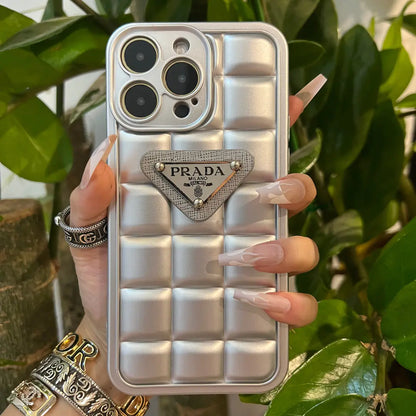 Prada Puffer Case (Silver)