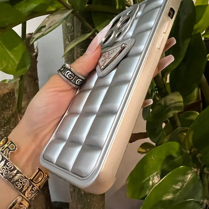 Prada Puffer Case (Silver)