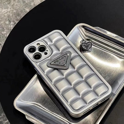 Prada Puffer Case (Silver)