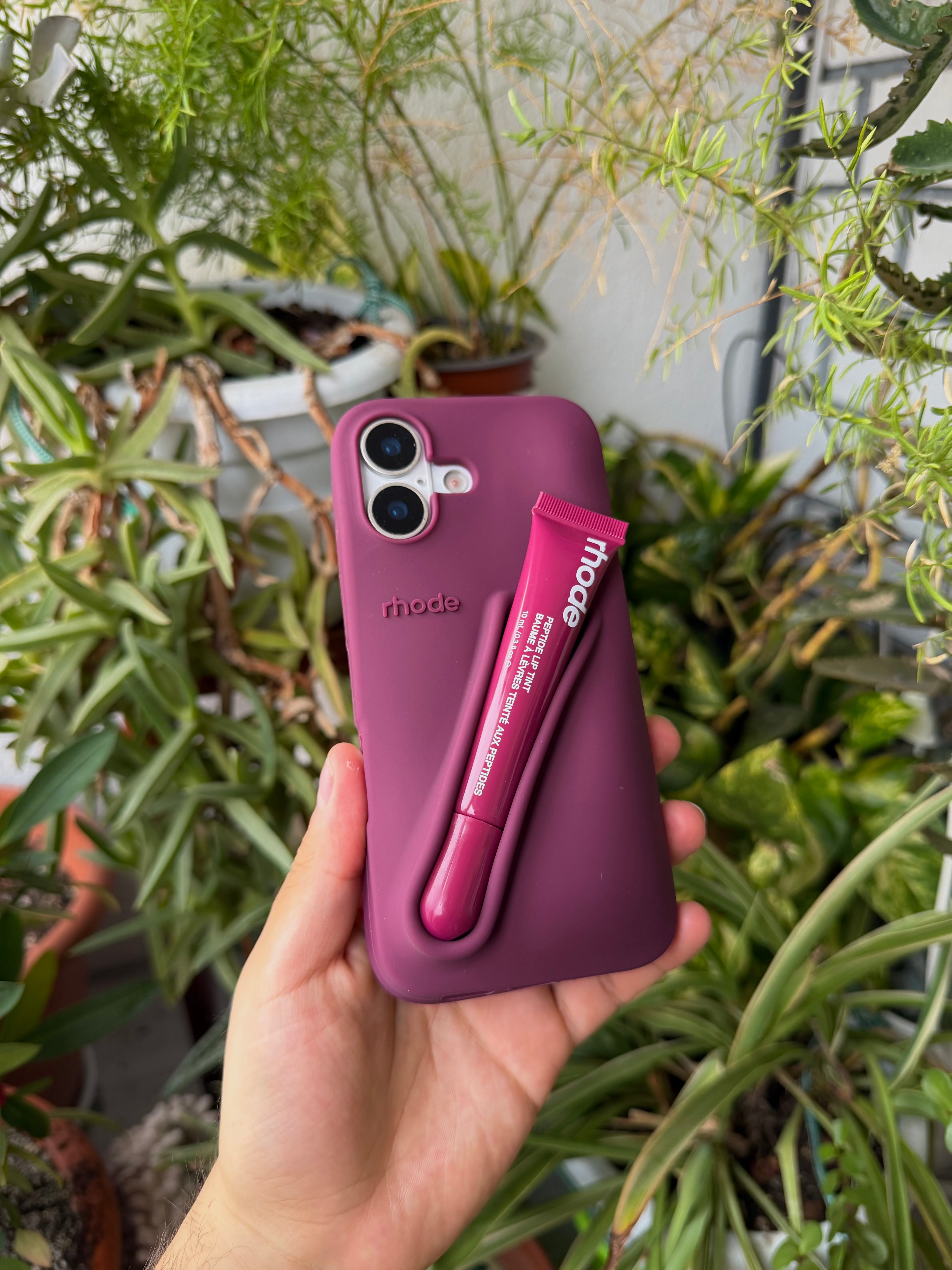 Raspberry Lip Case + Lip Gloss