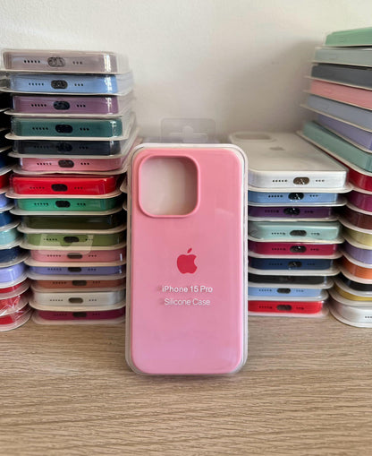 iPhone Silicone Case ( Rose Pink)