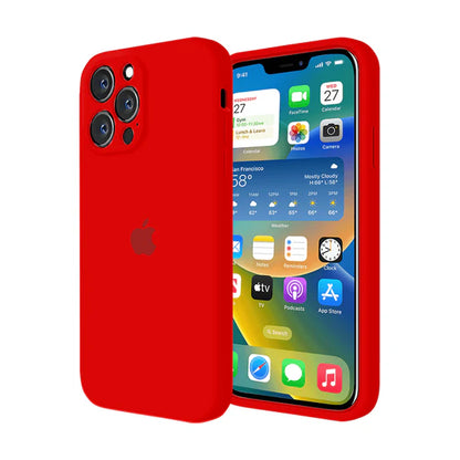 iPhone Camera Silicone Case (Red)