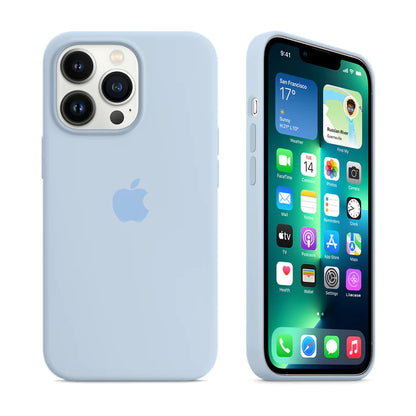 iPhone Silicone Case (Sky Blue)