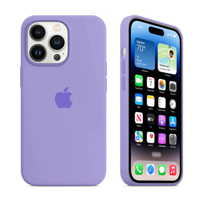 iPhone Silicone Case (Light Purple)