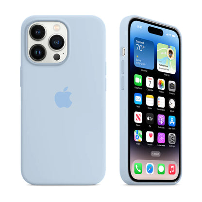 iPhone Silicone Case (Sky Blue)