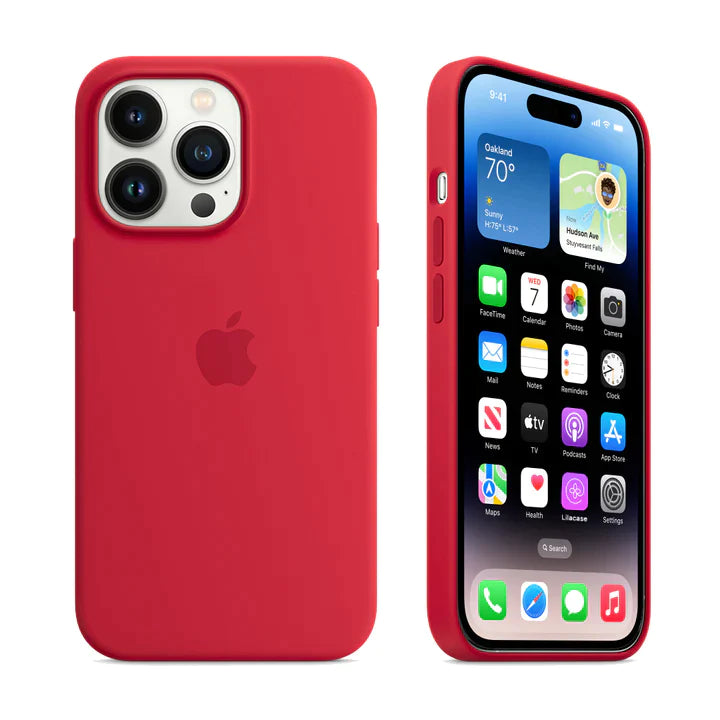 iPhone Silicone Case (Red)