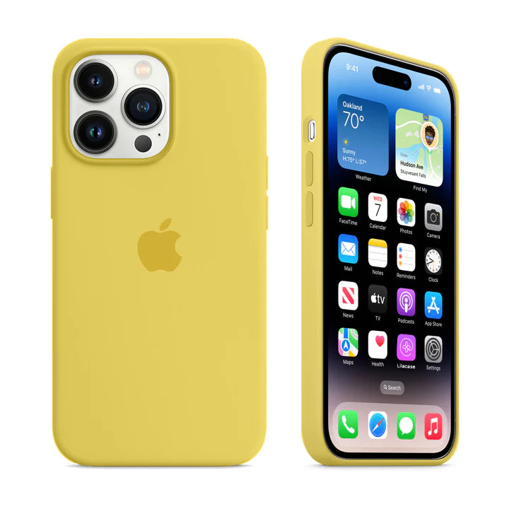 iPhone Silicone Case (Yellow)