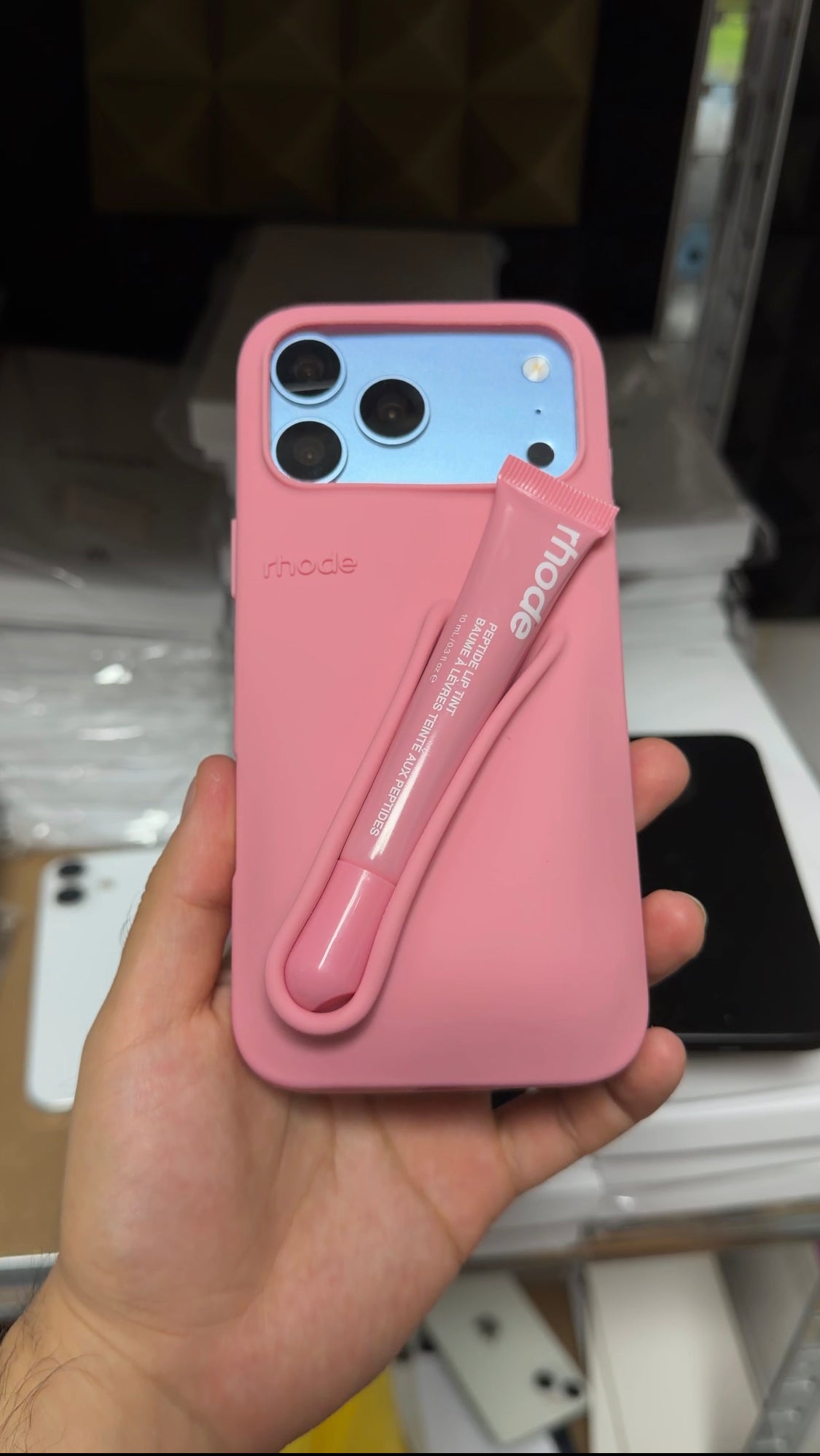 Ribbon Lip Case + Lip Gloss