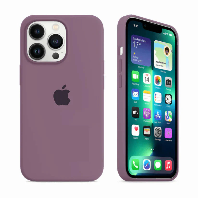 iPhone Silicone Case (Black Currant)