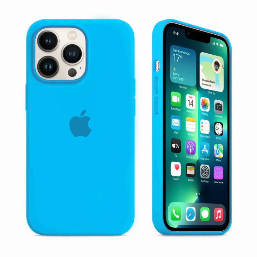 iPhone Silicone Case (Blue)