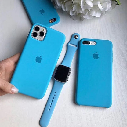 iPhone Silicone Case (Blue)