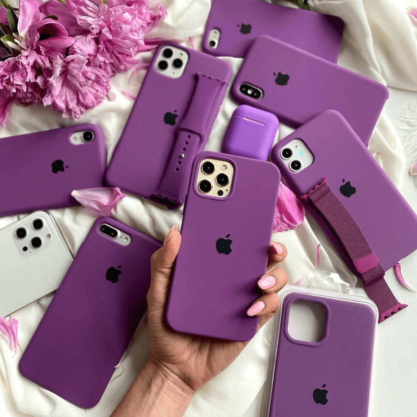 iPhone Silicone Case (Purple)