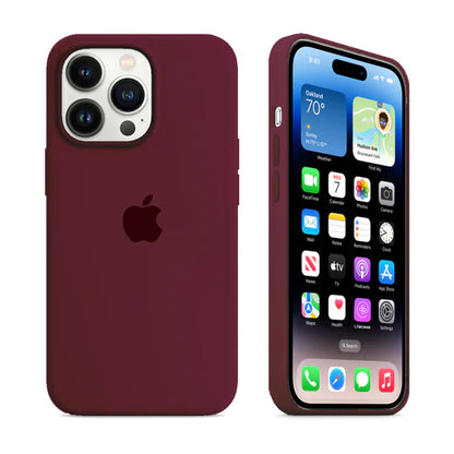 iPhone Silicone Case (Plum)