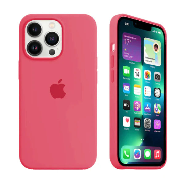 iPhone Silicone Case (Cranberry)