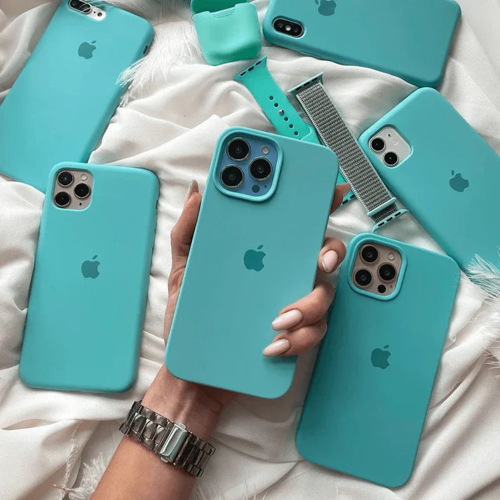 iPhone Silicone Case (Ice Aquamarine)