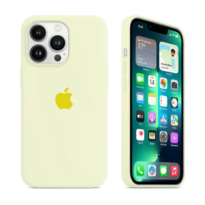 iPhone Silicone Case (Milk Yellow)