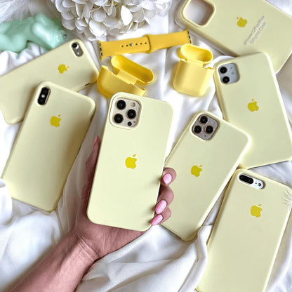 iPhone Silicone Case (Milk Yellow)