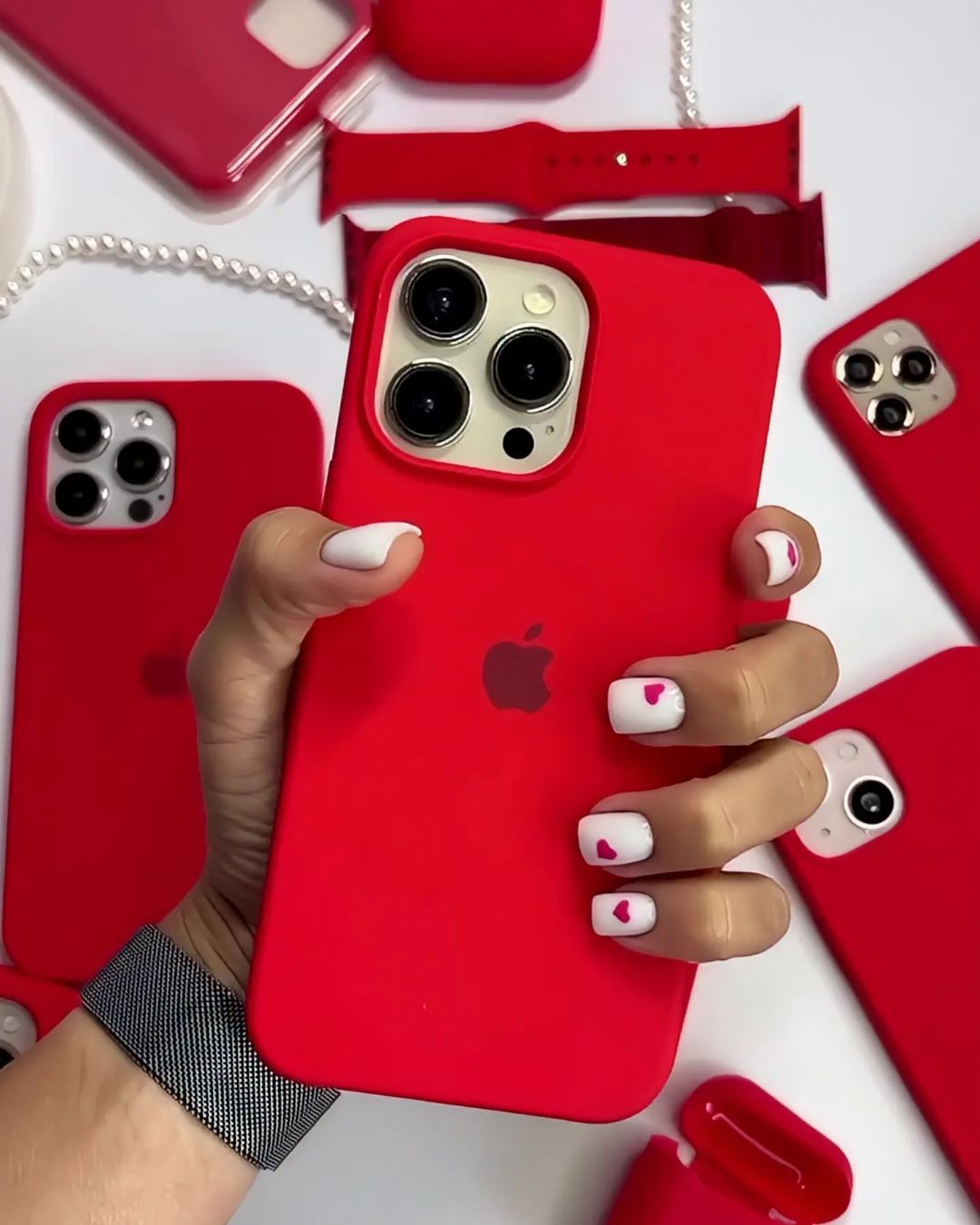 iPhone Silicone Case (Red)