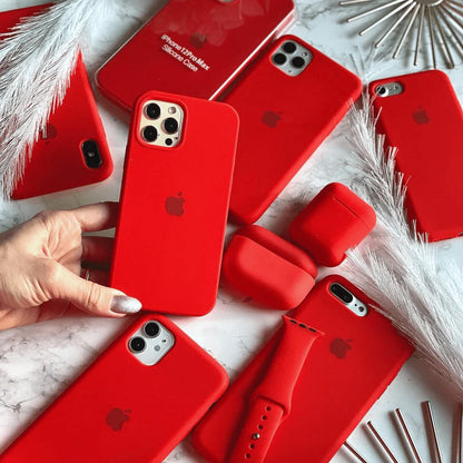 iPhone Silicone Case (Red)