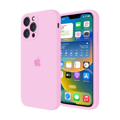 iPhone Camera Silicone Case (Rose Pink)