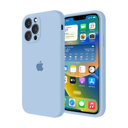 iPhone Camera Silicone Case (Sky Blue)