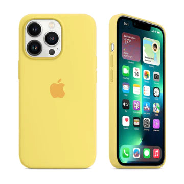 iPhone Silicone Case (Yellow)